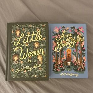 Little Women and Anne of Green Gables Special Edition Hardcover books
